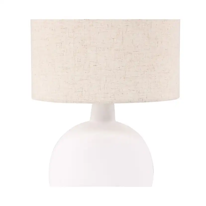 Torcello Table Lamp - Offwhite / Beige Ceramic/linen Beige/Vit