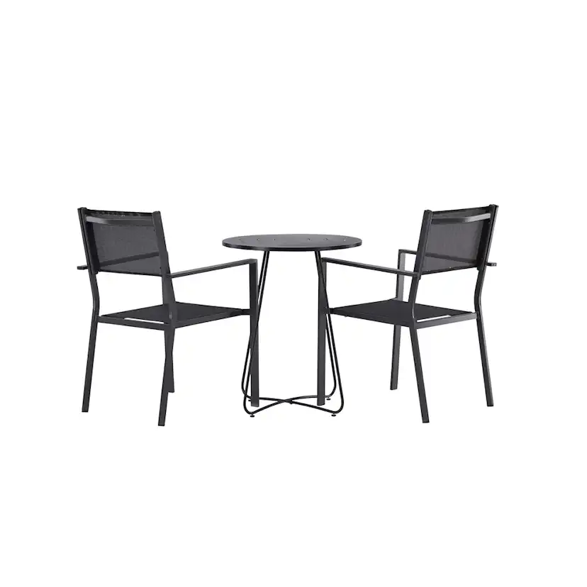 Cafégrupp Venture Home Bacong Bord med 2 Copacabana Stolar