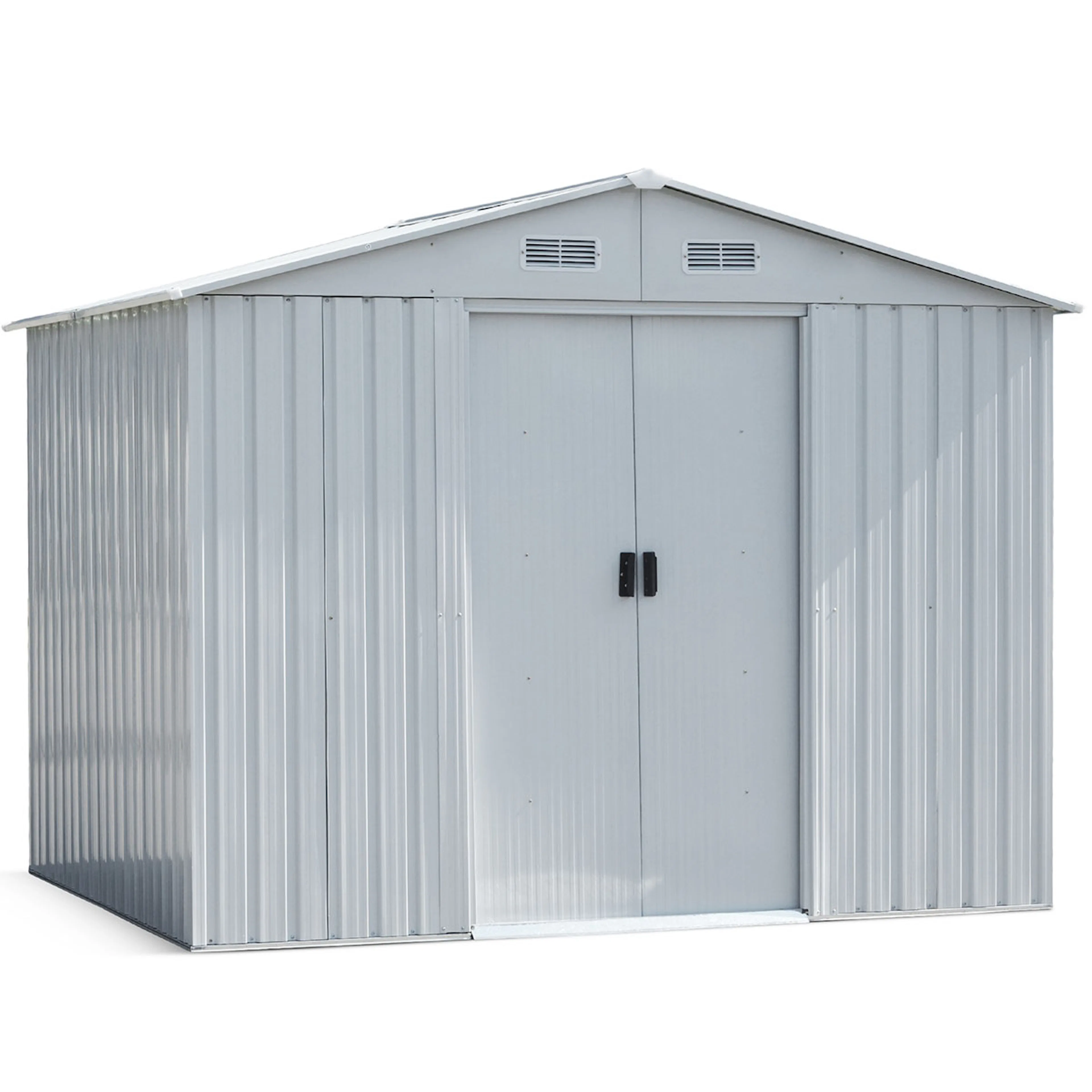 Redskapsbod 5,3m2- Vit Vit, 5,3 m²