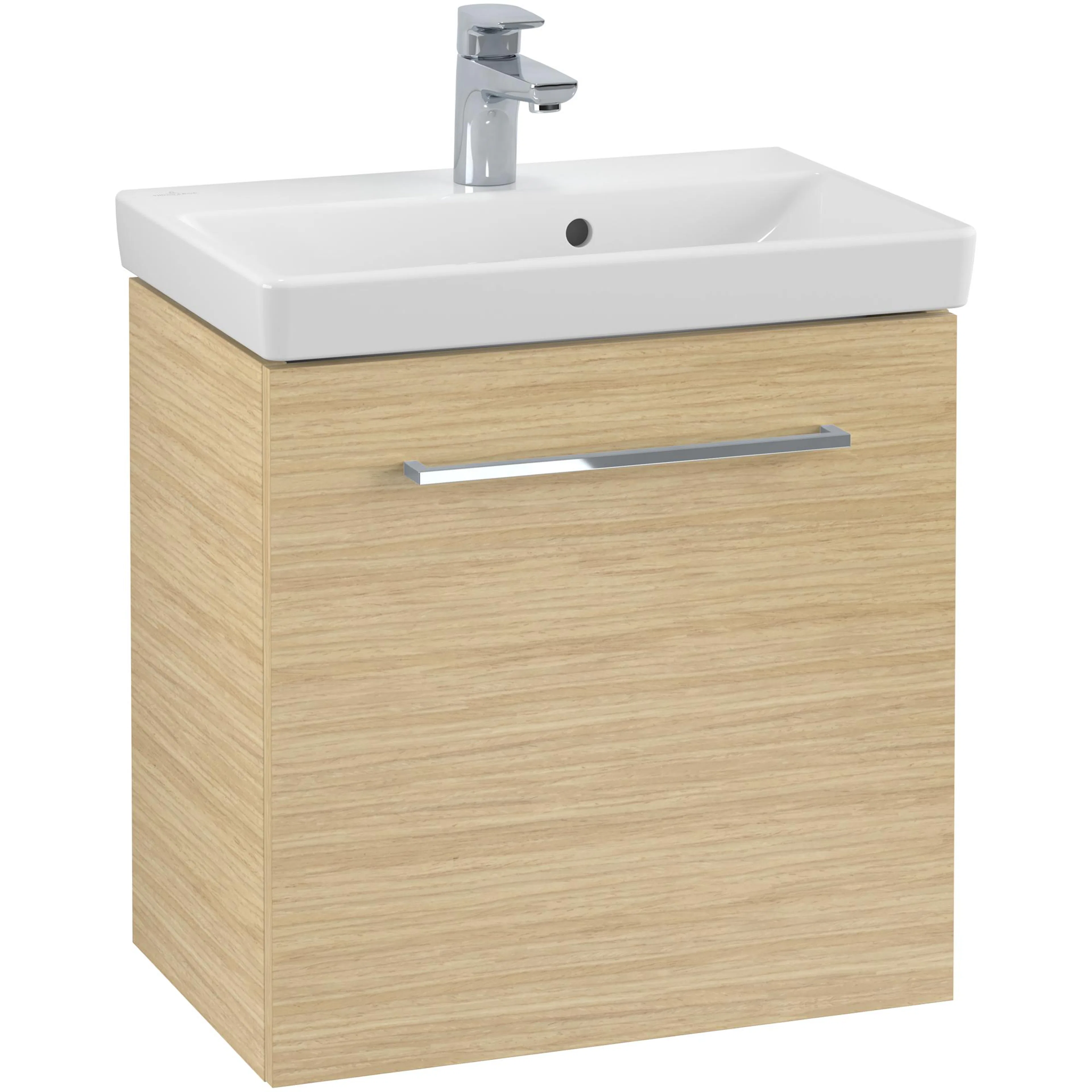 Tvättställsskåp Villeroy & Boch Avento A88801VJ Nordisk Ek, B: 530 mm Gångjärn: Höger