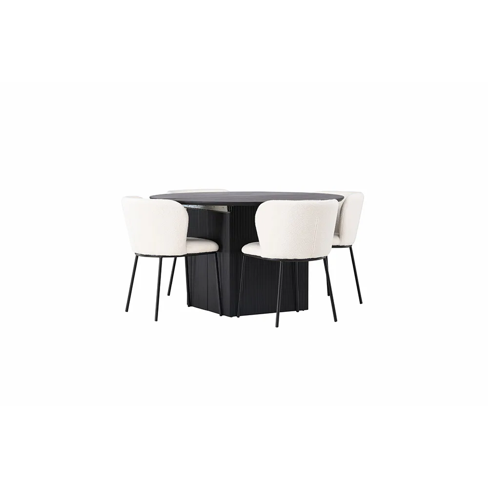 Matgrupp Venture Home Matilda med 4 Edina Stolar