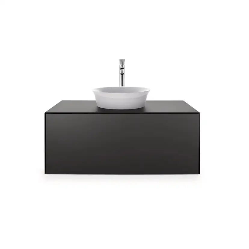Tvättställ Duravit White Tulip för Placering på Bänkskiva Vit Högblank 430 mm