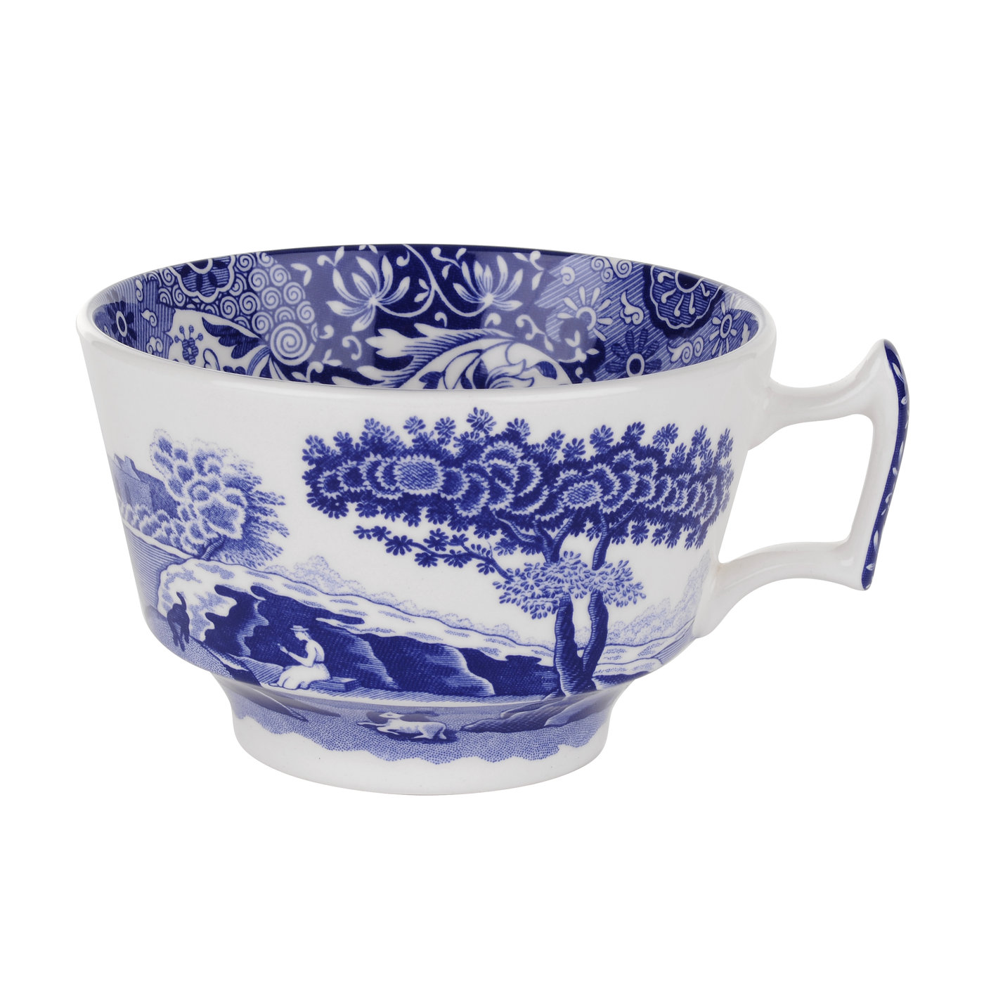 Frukostkopp Spode Blue Italian med Fat