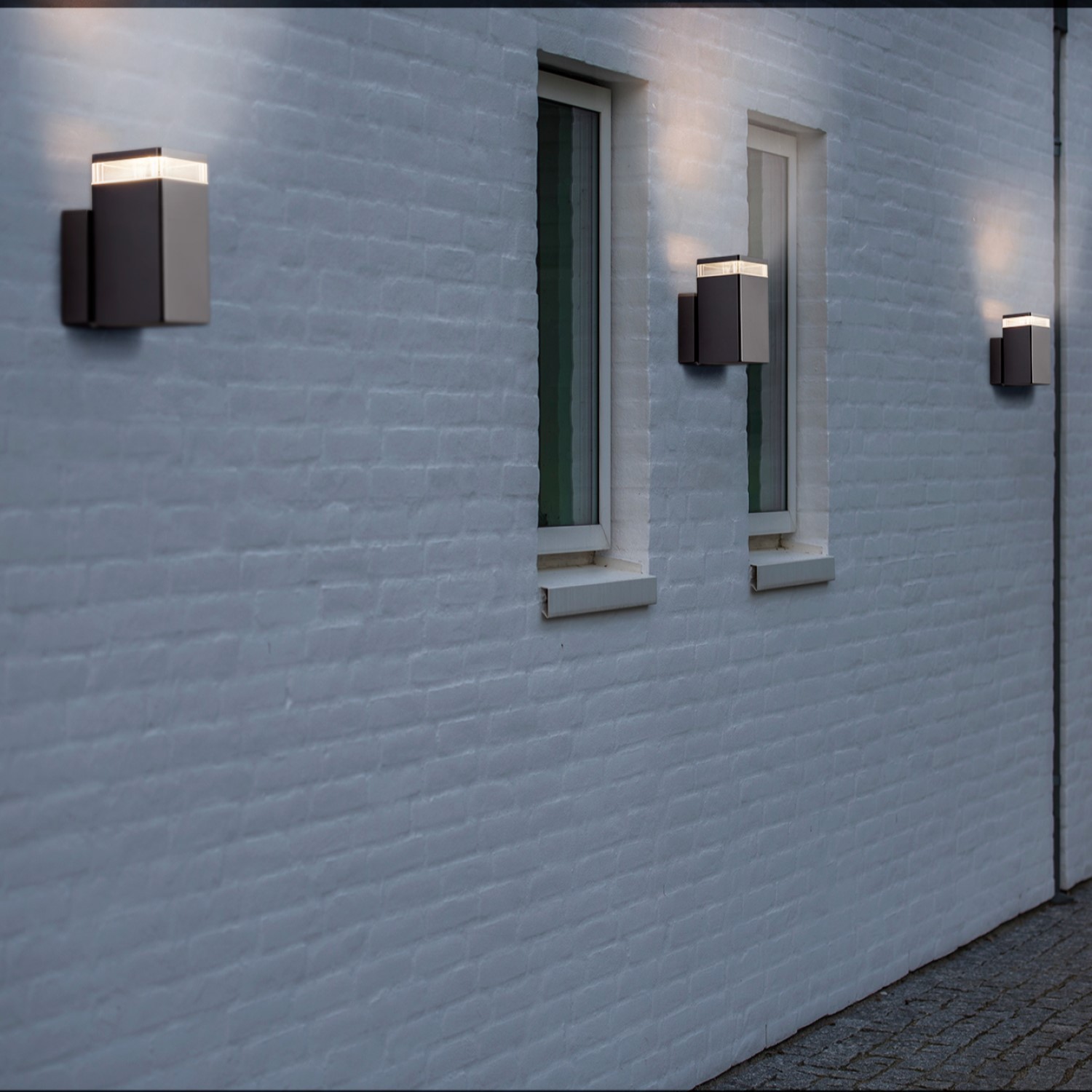 Vägglampa Nordlux Elm Svart Utebelysning Vägg