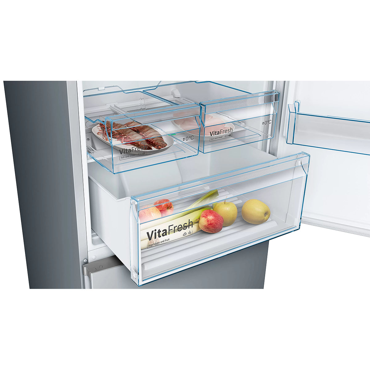 Fristående Kyl/Frys Bosch KGN49XLEA Serie 4 med NoFrost och VarioZone