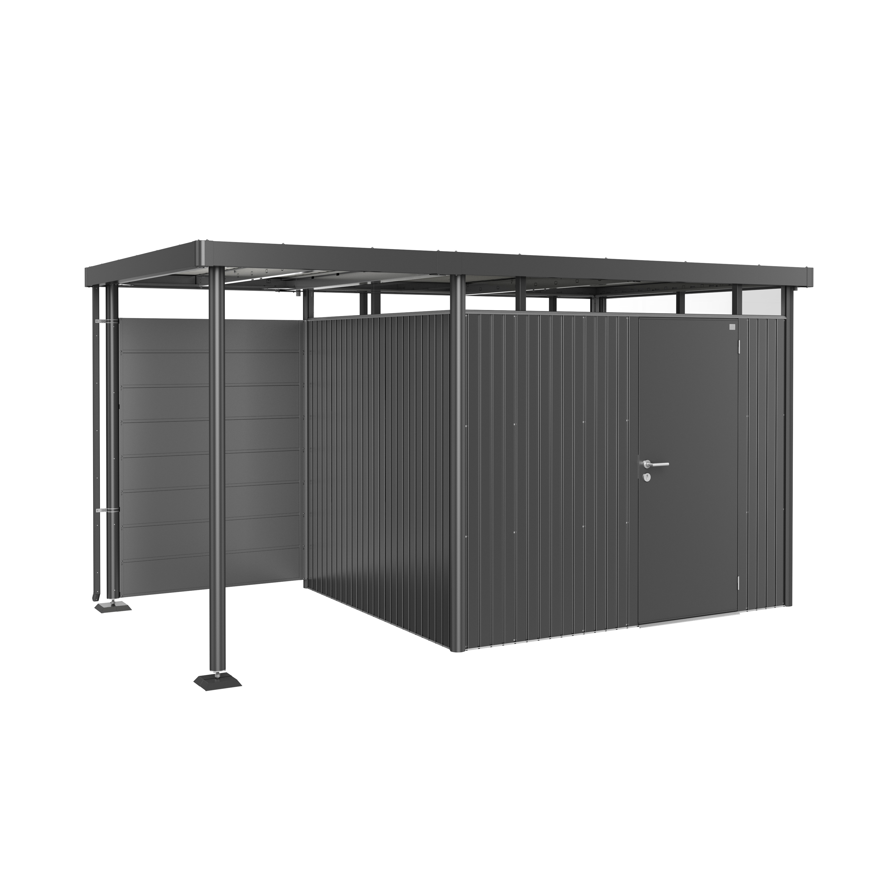 Sidotak HighLine H3 Storlek S Metallic mörkgrå Mörkgrå