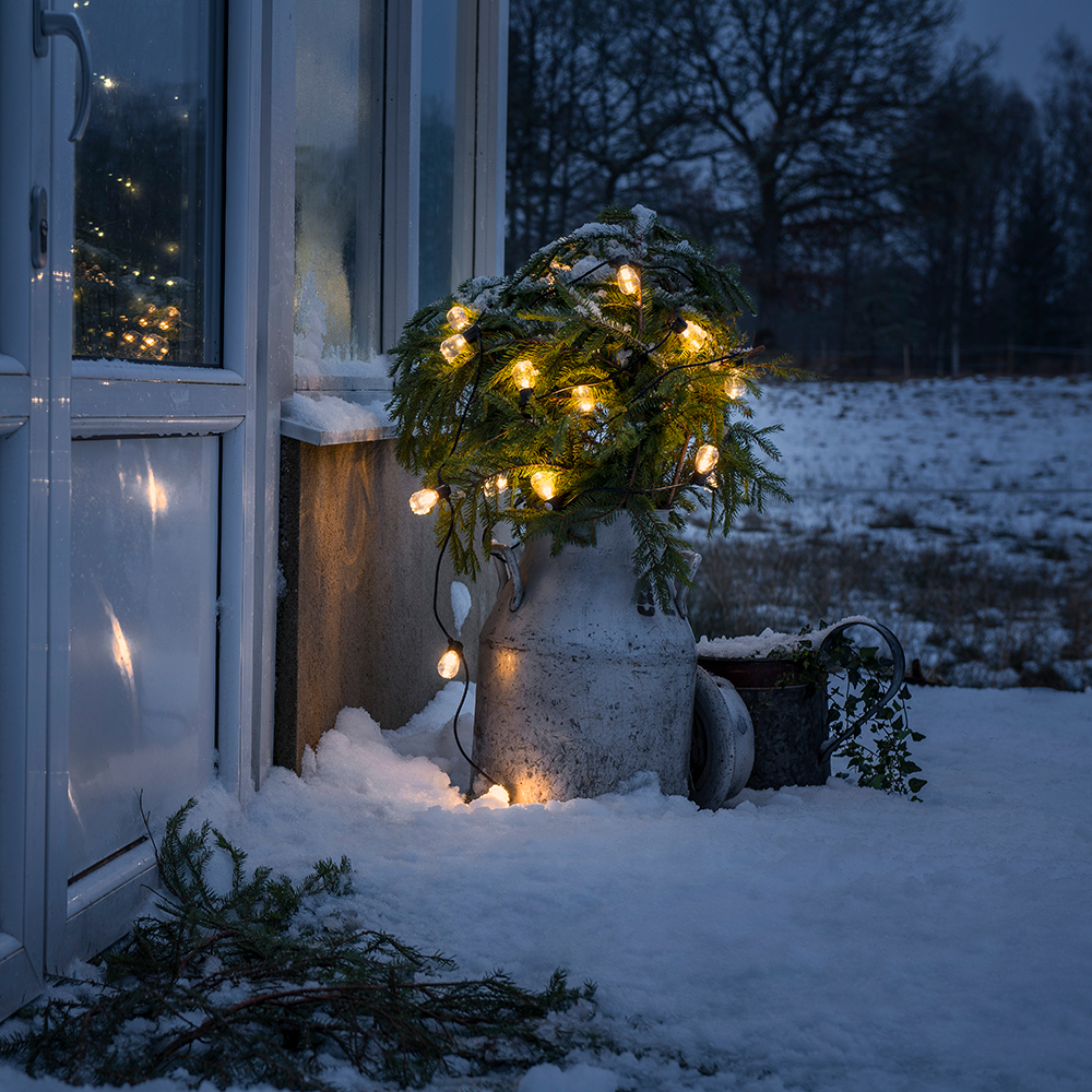 Ljusslinga Gnosjö Konstsmide 40 st Ovala LED