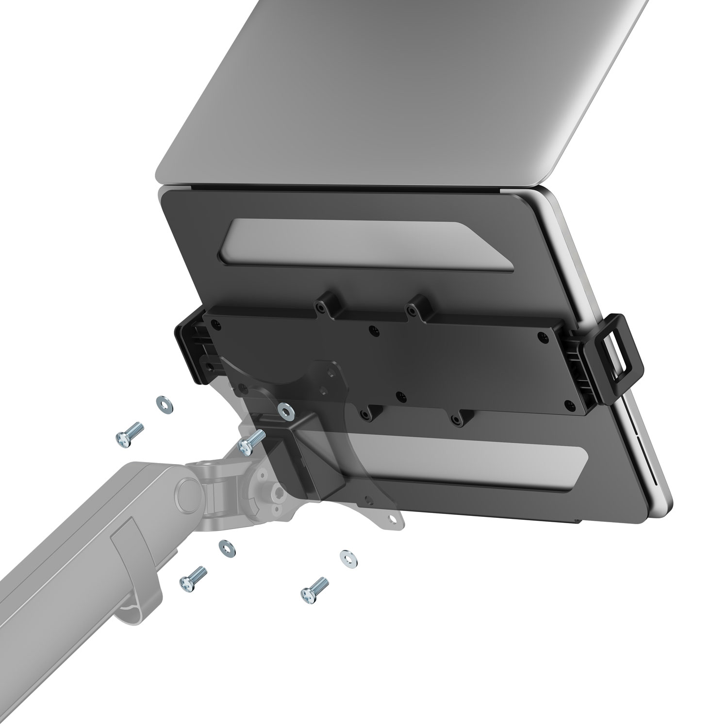 Monitorfäste LogiLink Laptophållare VESA 75x75 för Arbetsstation