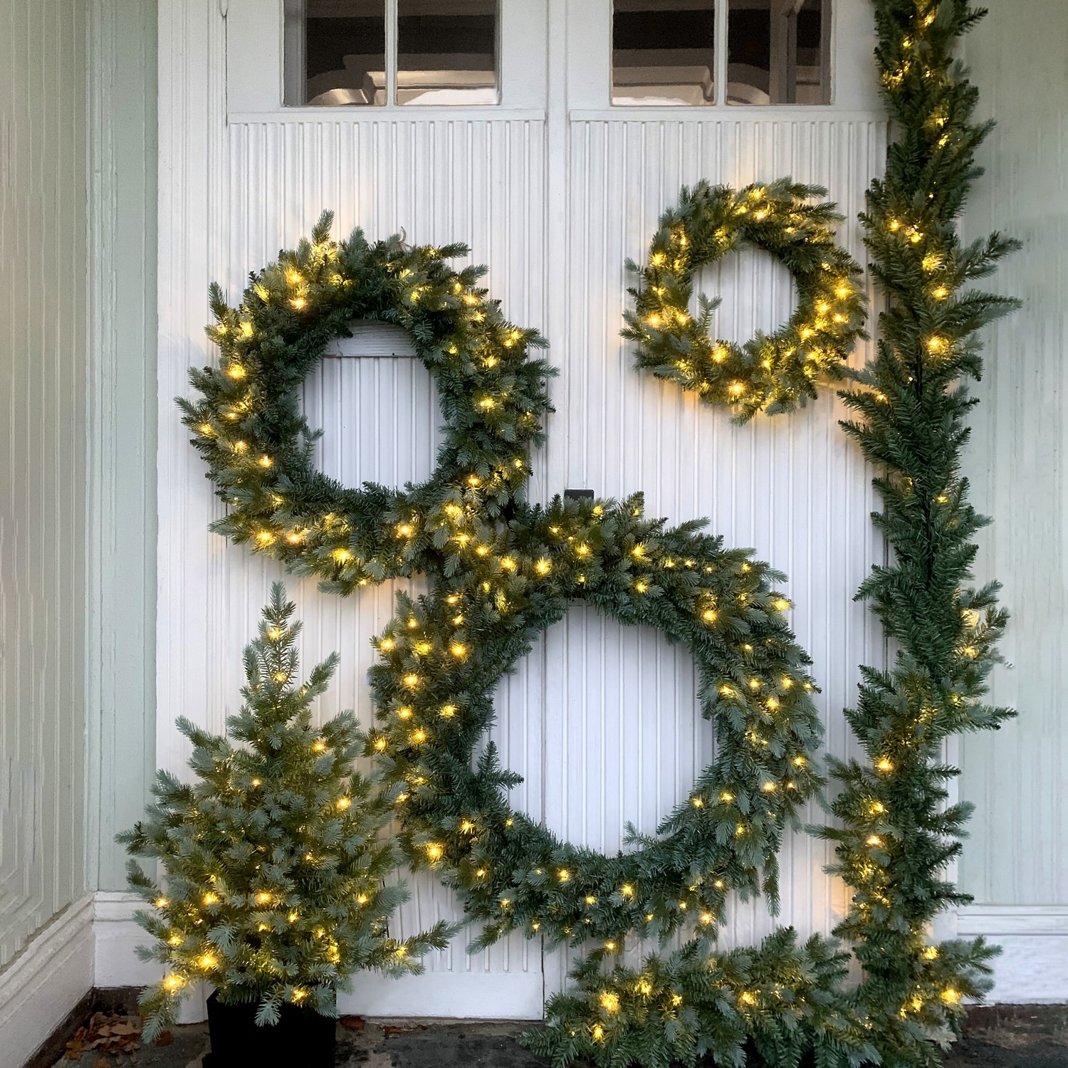 Krans Star Trading Greyland 80 cm LED-Ljuskrans