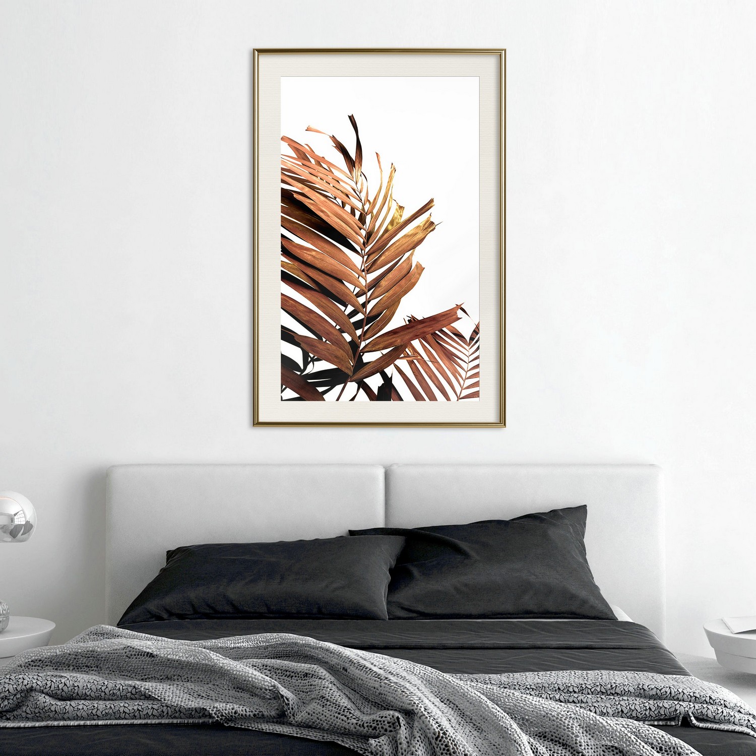 Affisch - Sunny Effect [Poster] 40x60 Guld ram med passepartout, 40x60 cm