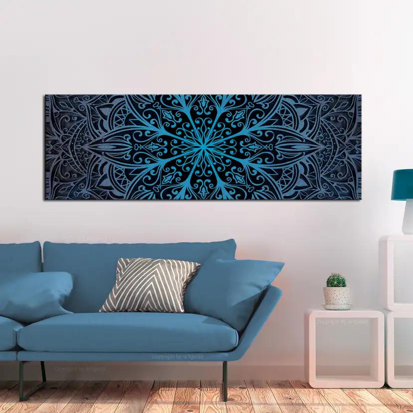 Tavla Arkiio Feathers Blue