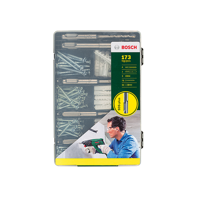 Hammerborrset Bosch M-Plug 173 Delar