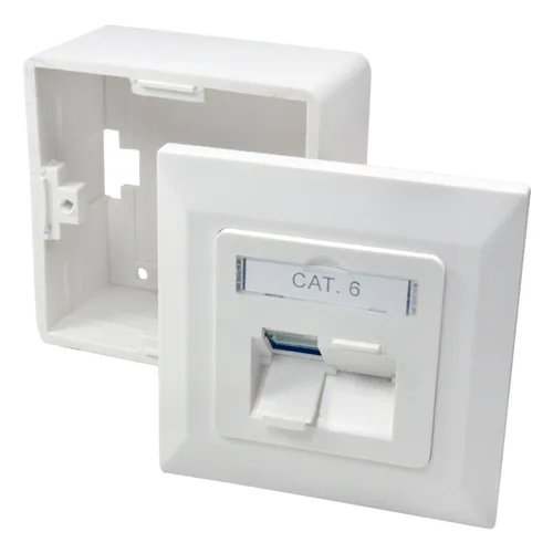 Nätverksuttag LogiLink 2xRJ45 CAT6