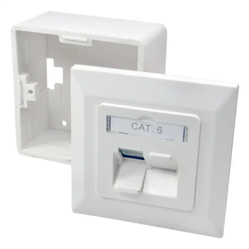 Nätverksuttag LogiLink 2xRJ45 CAT6