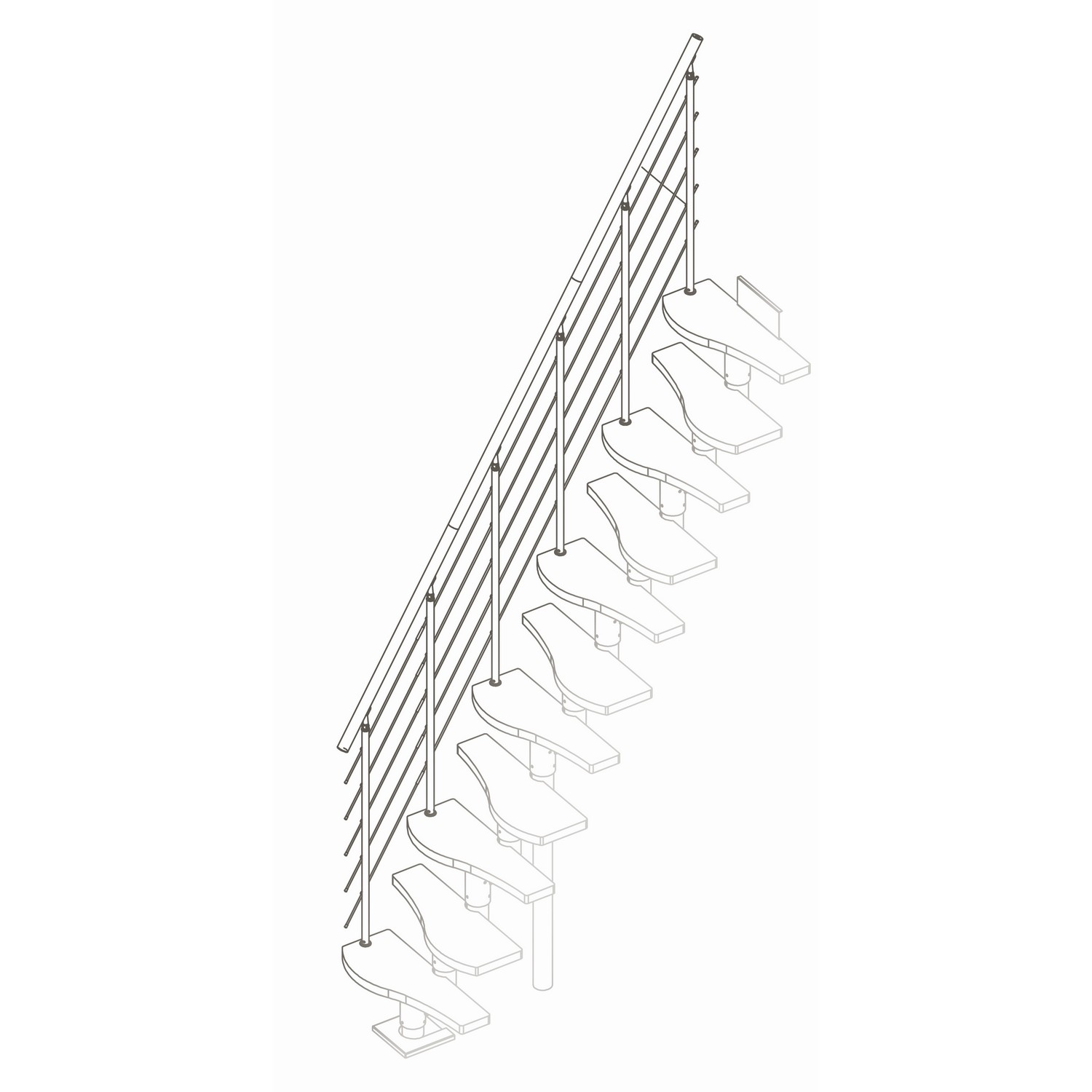 Extra Räcke Dolle Shape6 Komplett Bok Lack