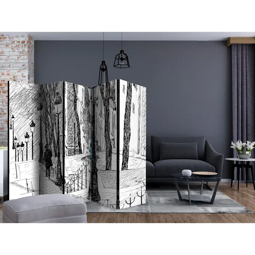 Rumsavdelare Skärmvägg Arkiio Stairs Montmartre II 225x172 cm
