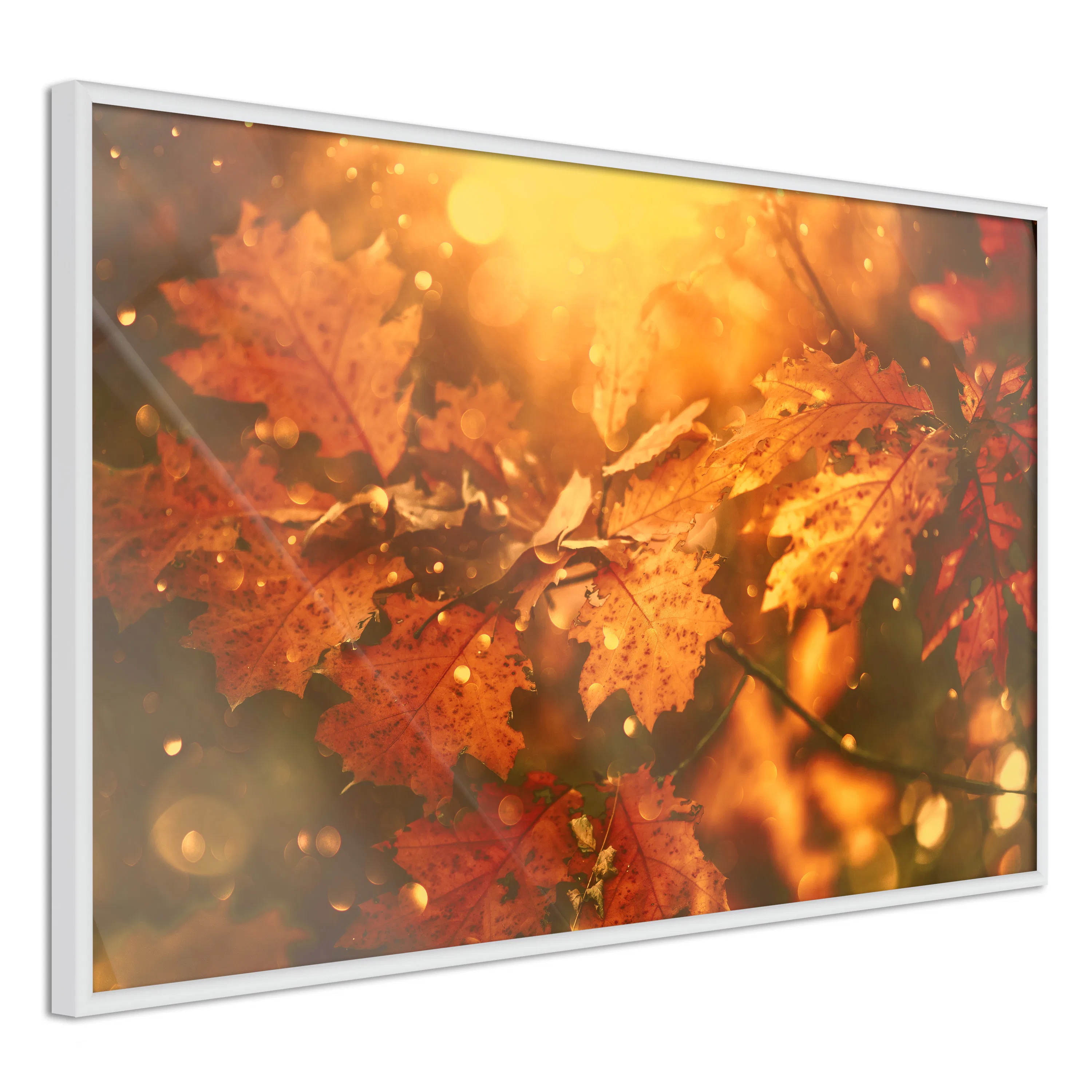 Poster Artgeist Affisch Dancing Leaves