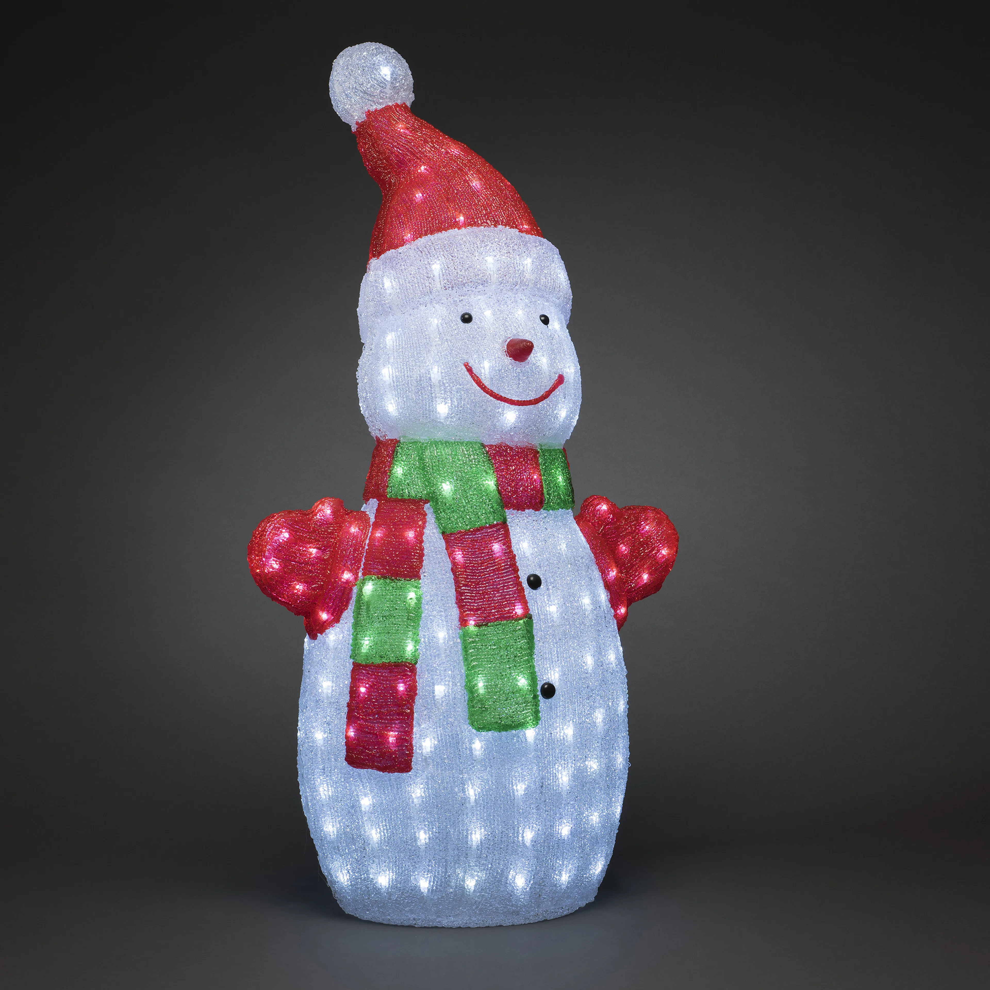 Snögubbe akryl 90cm 200 LED 90 cm