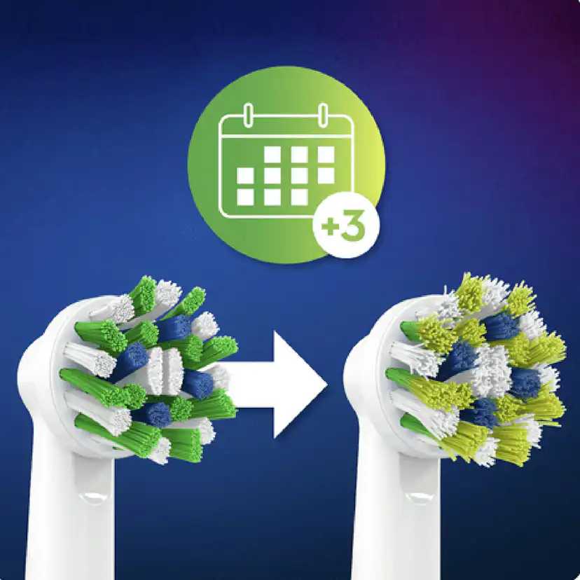 Borsthuvud Oral-B Cross Action 3+3+3 st