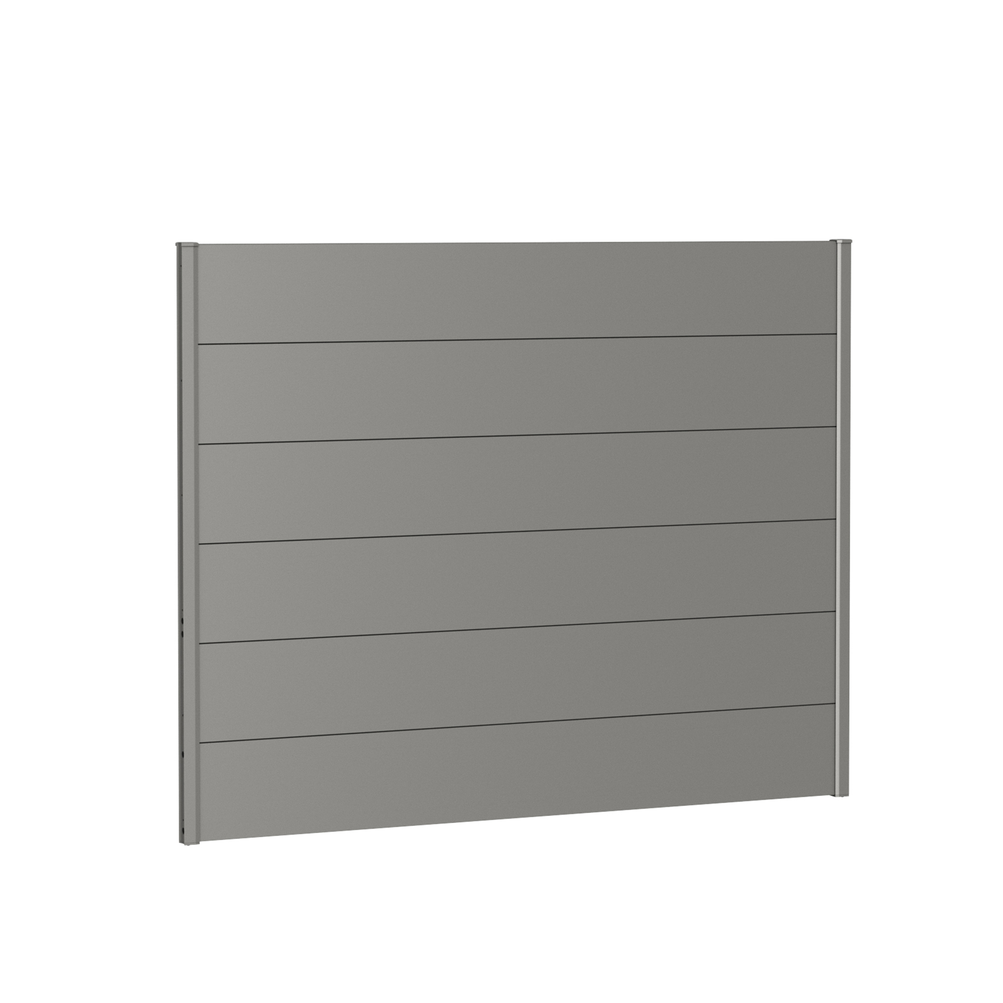 Väggpanel för Skärmvägg utan akrylglas 180x135 metallic kvar Kvartsgrå