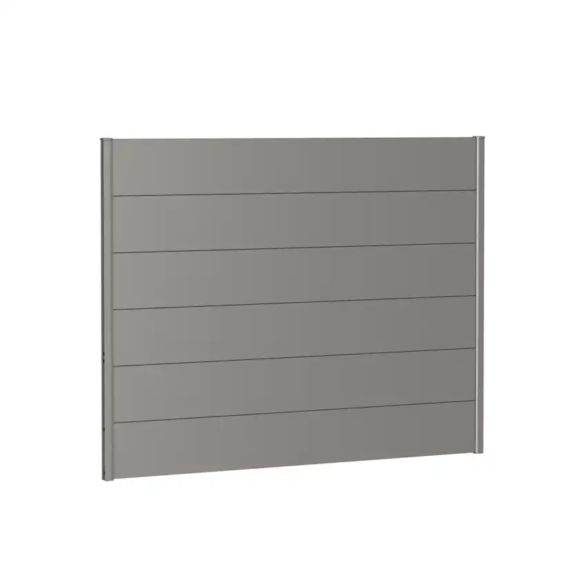 Väggpanel för Skärmvägg utan akrylglas 180x135 metallic kvar Kvartsgrå