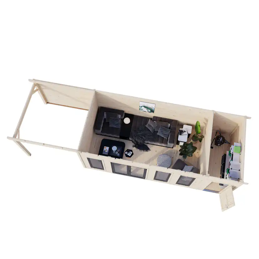 Stuga Palmako Aurelia 28,4 m² (inv. 27,1 m²)