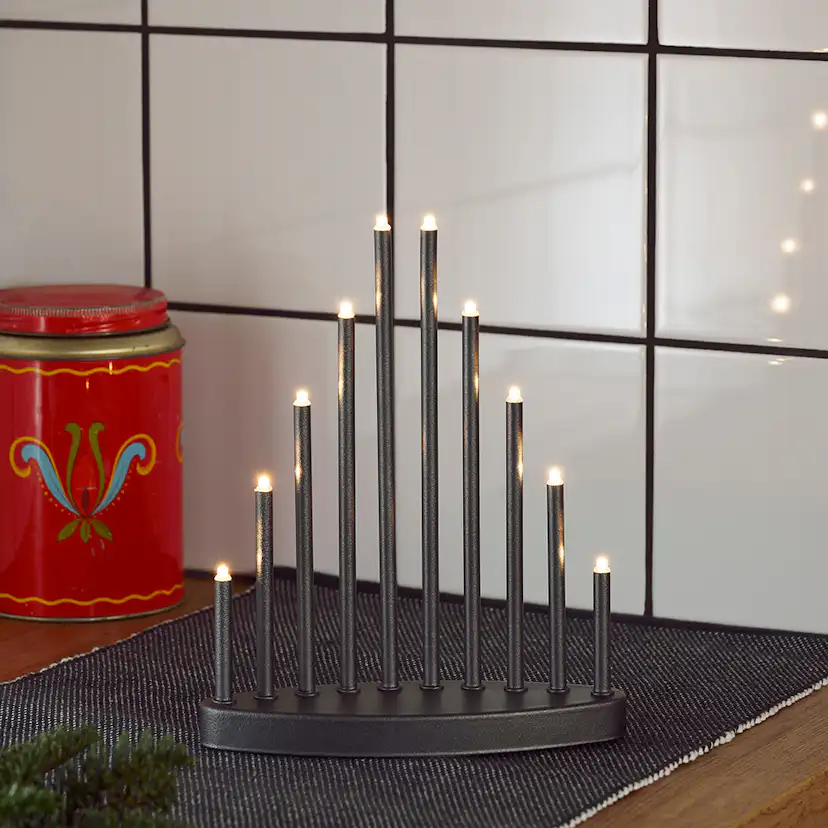 Adventsljusstake Gnosjö Konstsmide 10L