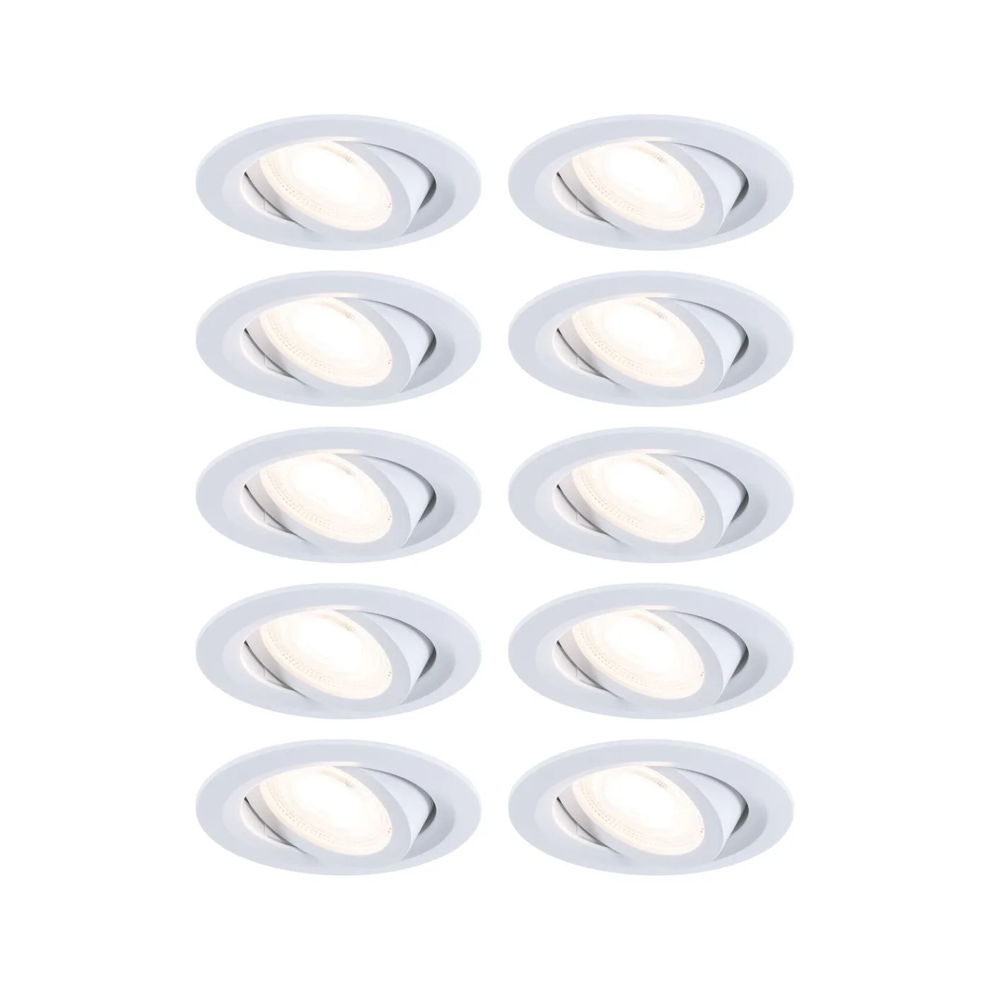 Downlight Paulmann FixedLED 10-pack, Nej