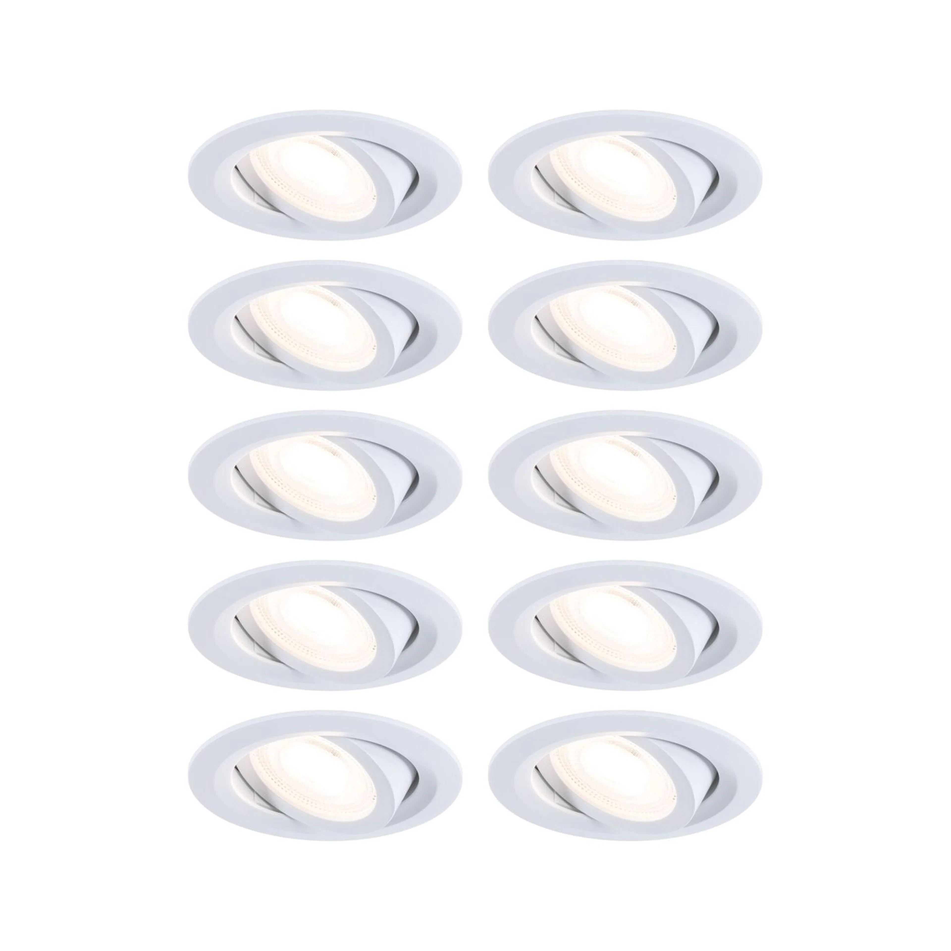 Downlight Paulmann FixedLED 10-pack, Nej