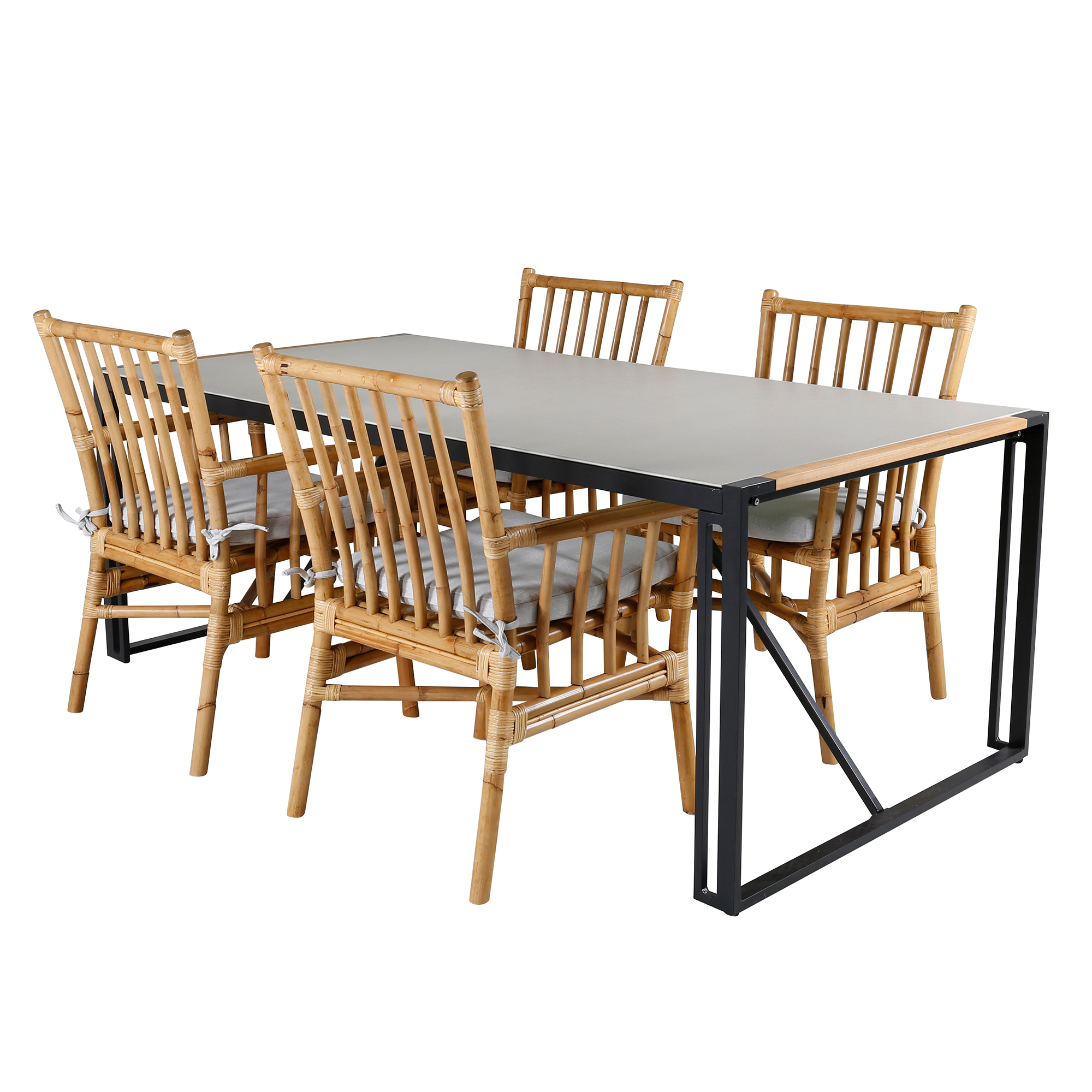 Matgrupp Venture Home Thea med 4 Cane Stolar