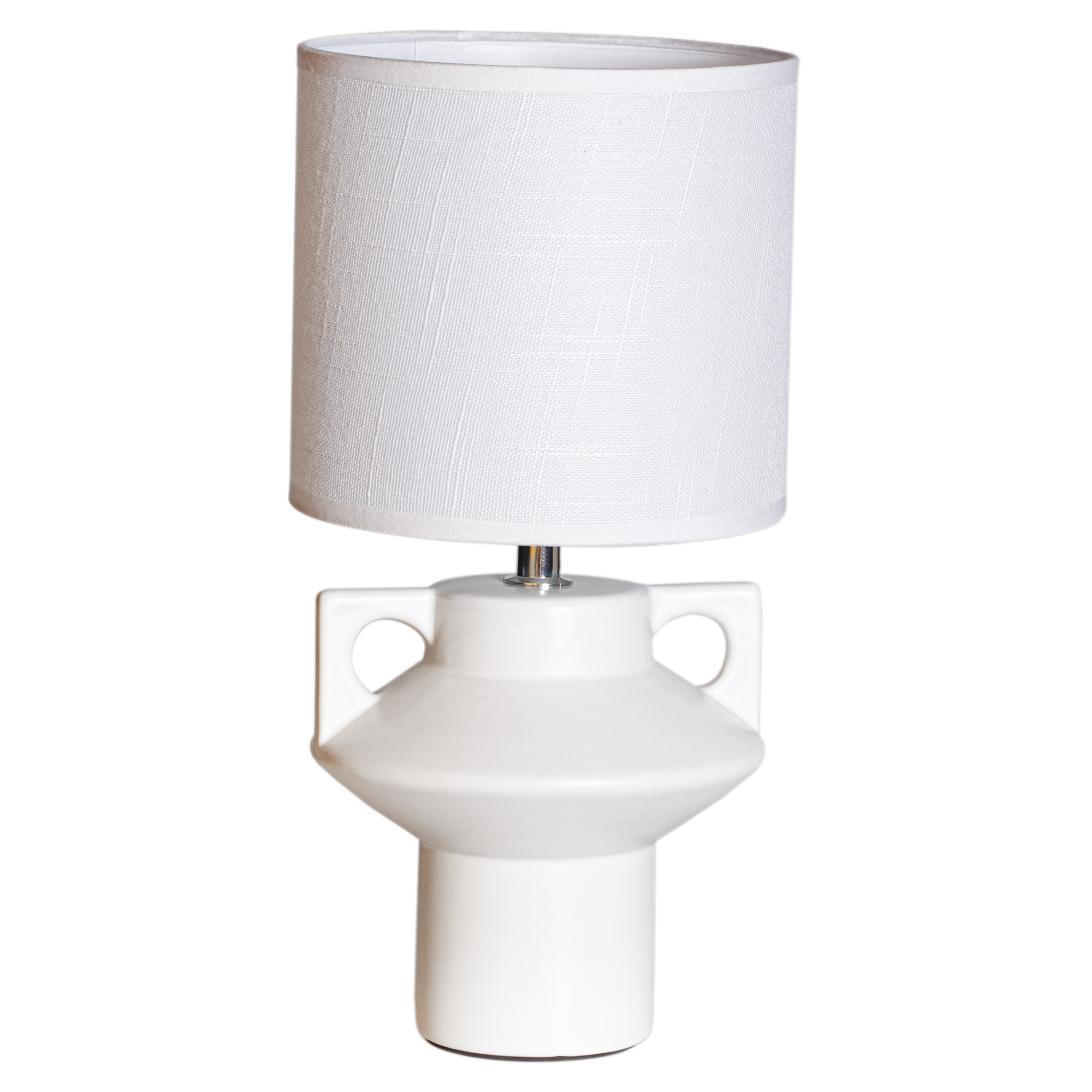 Bordslampa Cottex Mateo H34 cm Keramikfot med Linneskärm