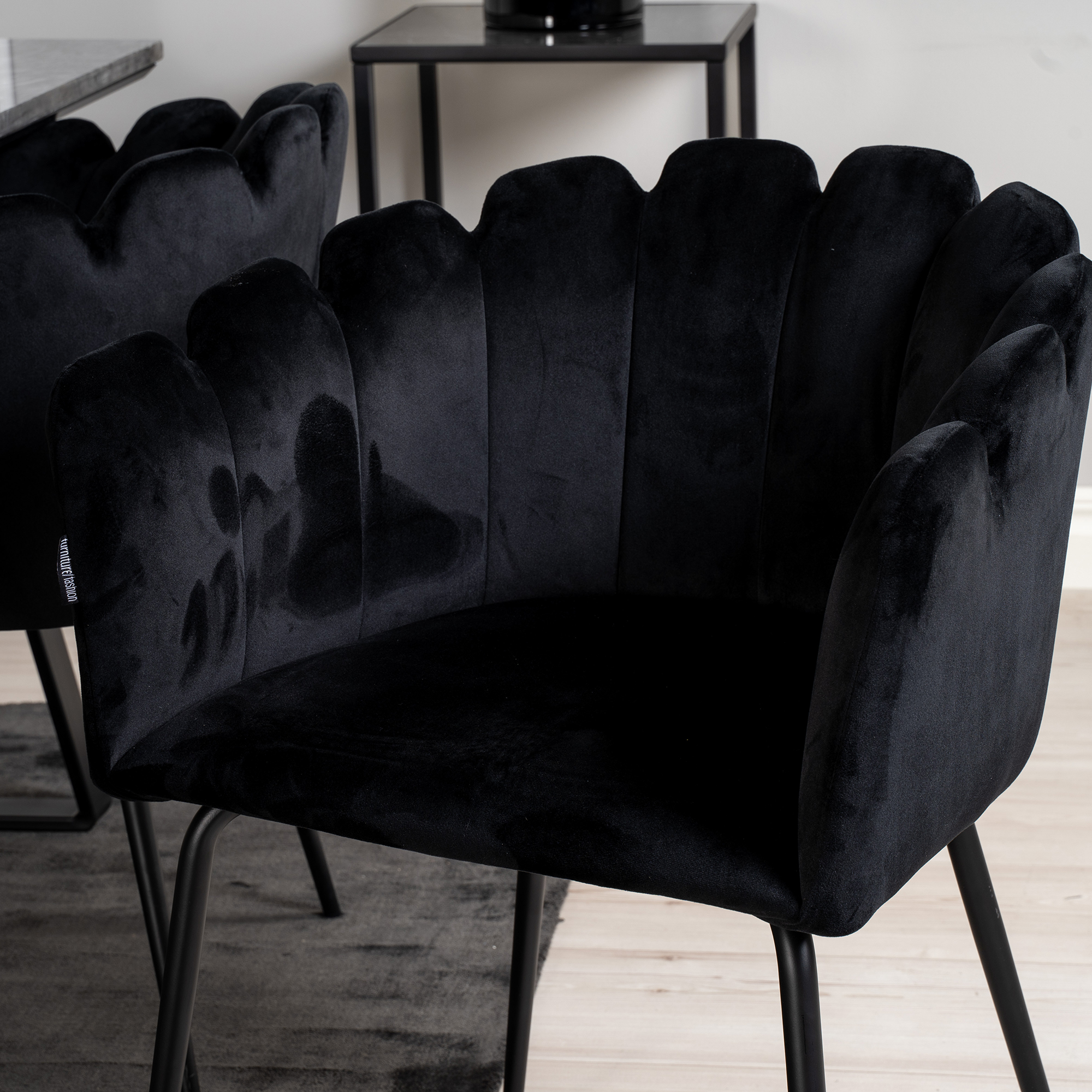 Matgrupp Venture Home Estelle med 4 Limhamn Rektangulär Stolar