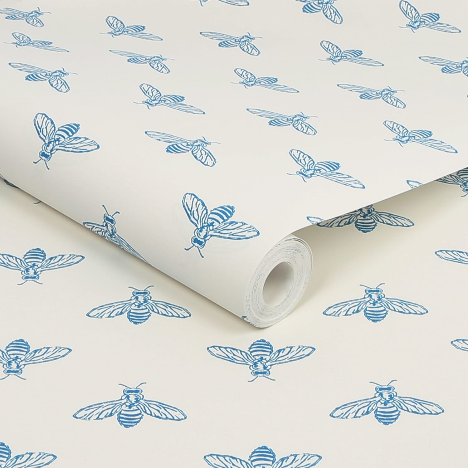 Fototapet Joules Block Print Bee Blue Haze 10mx52 cm