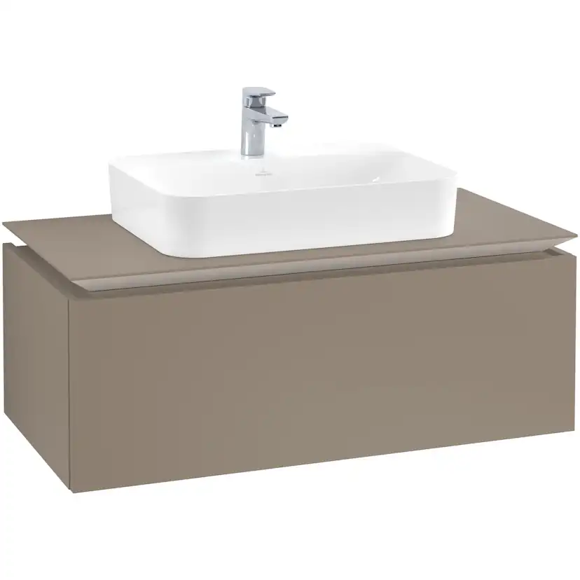 Tvättställsskåp Villeroy & Boch Legato Kompakt med 1 Låda för Ytmonterat Tvättställ från Finion & Memento