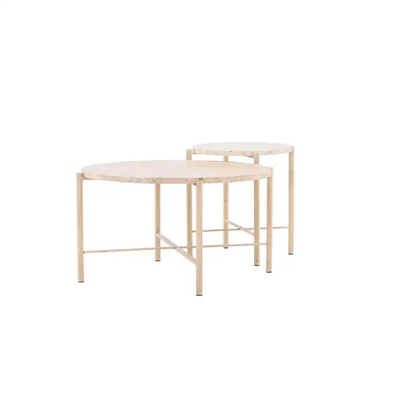 Soffbord Vind Sandhamn Ø70 cm & Ø40 cm