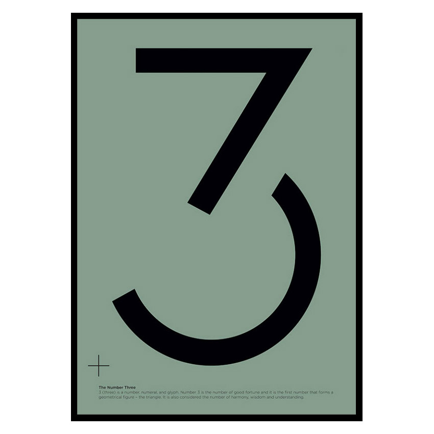 Poster Gallerix Graphical Number 3