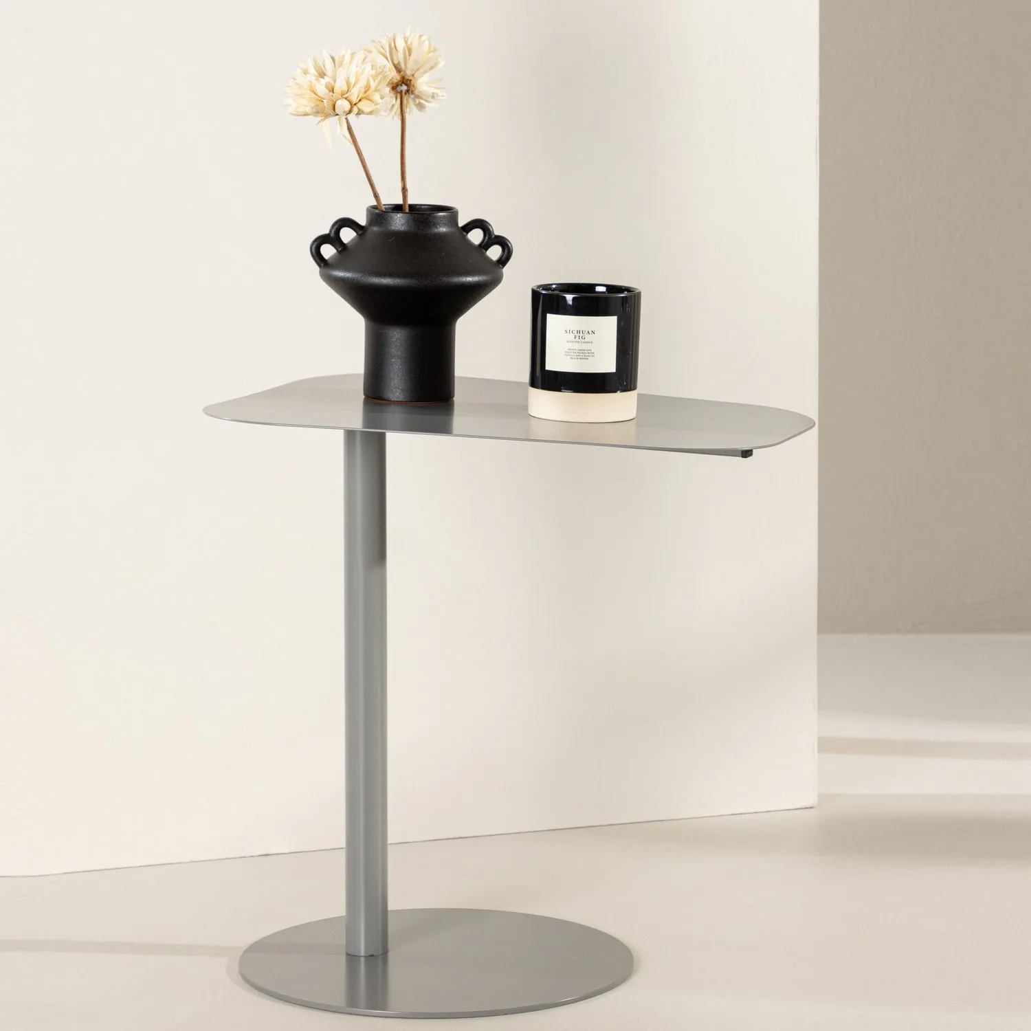 San Jose Side Table - Light grey / Light grey Ljusgrå
