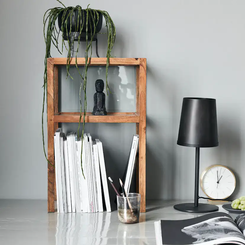 Sidobord House Doctor Montre Antik Brun
