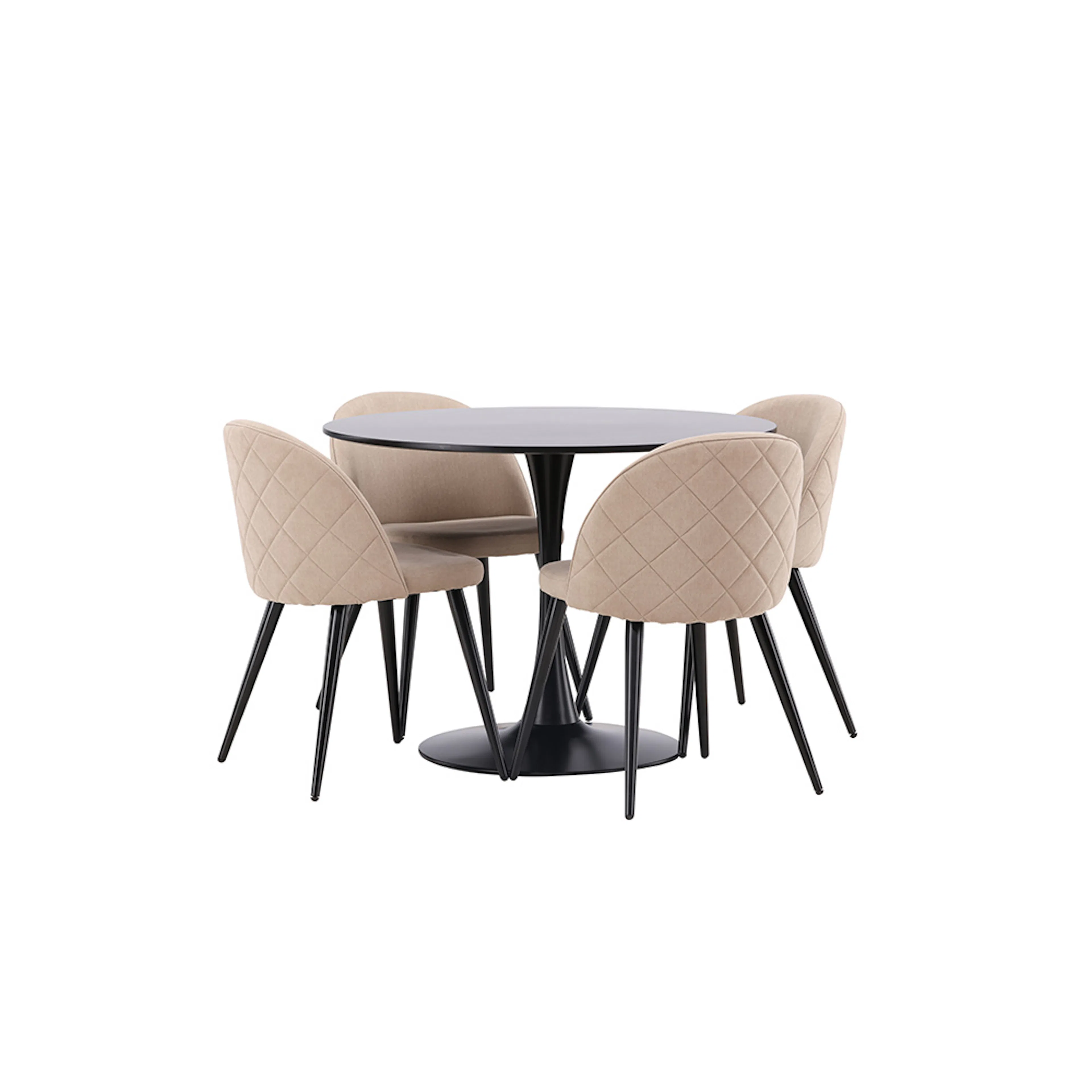 Svart/Beige