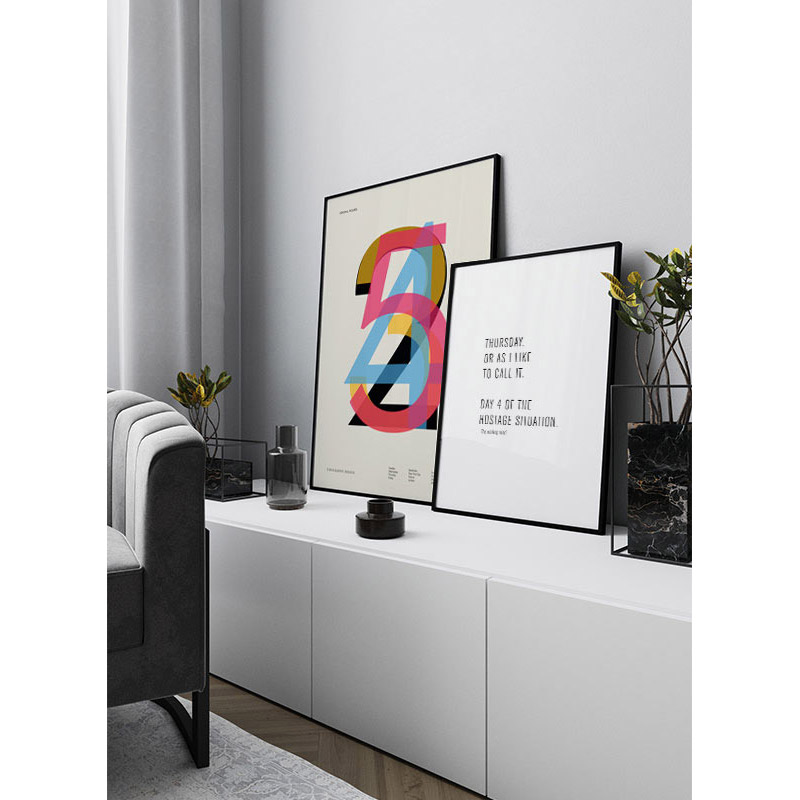 Poster Gallerix Colored numbers