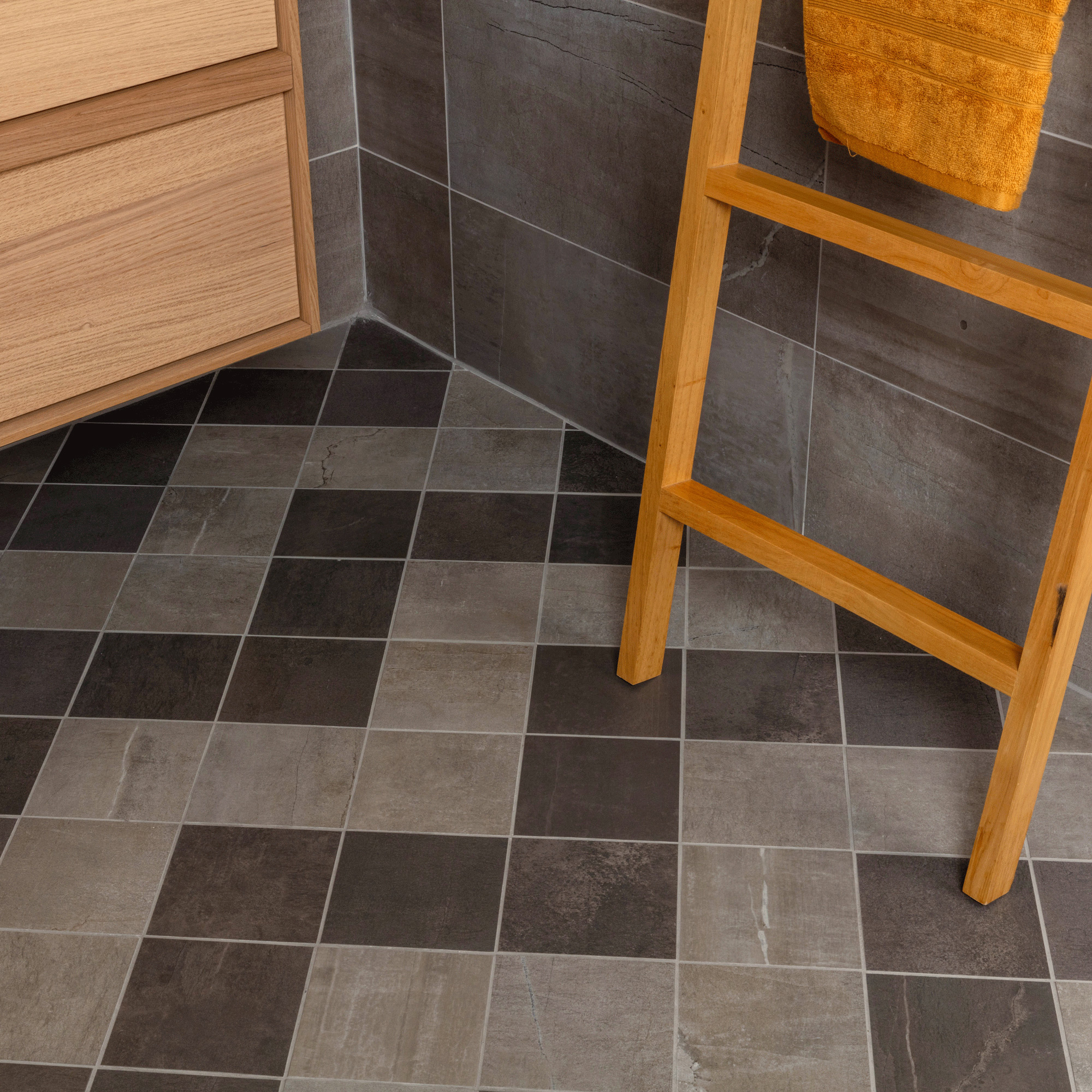 Klinker Marca Corona Stoneone Silver Grå 15x15 cm