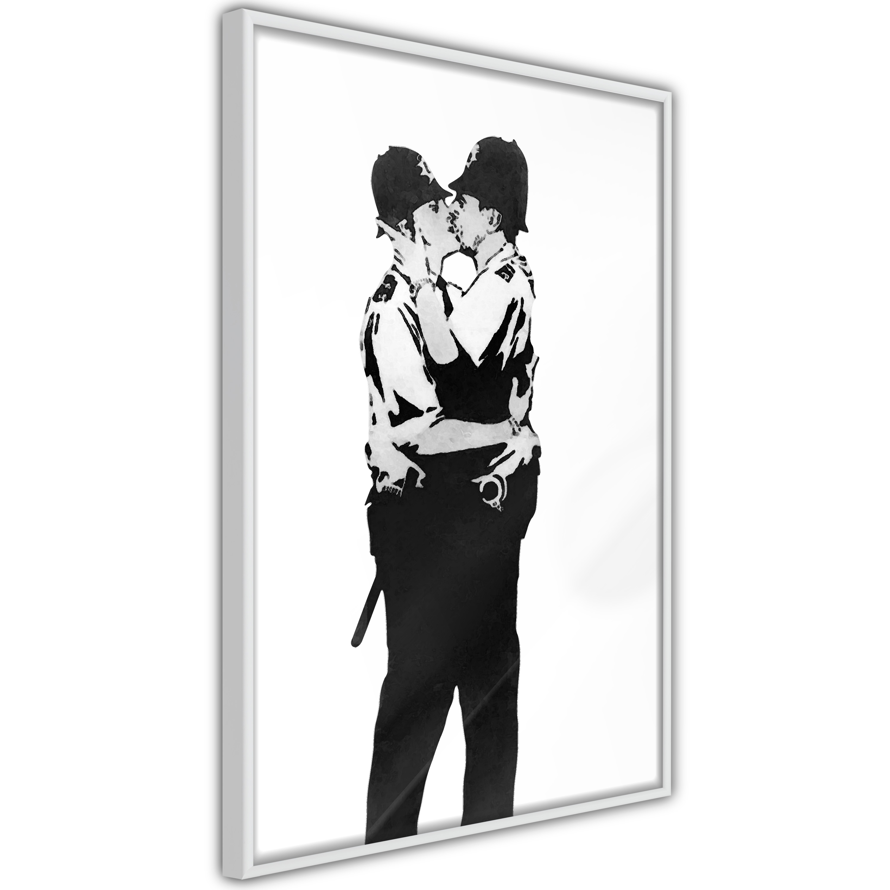 Poster Artgeist Affisch Kissing Coppers