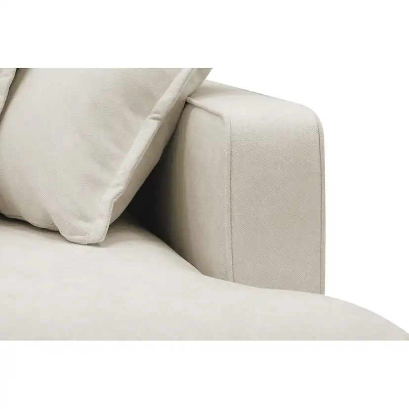 Soffa Scandinavian Choice Rossita Lyx 2,5-sits Extra djup i Tyg Storm 02, Beige Tygx
