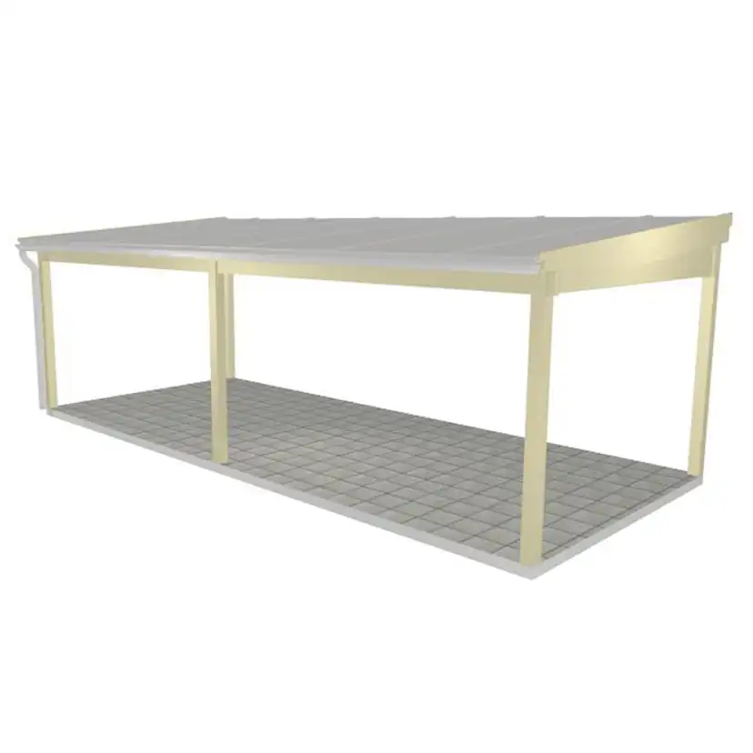 Uterumsstomme Skimmra B 7545 x D 3230mm med Mittstolpe B 7545 x D 3230 mm