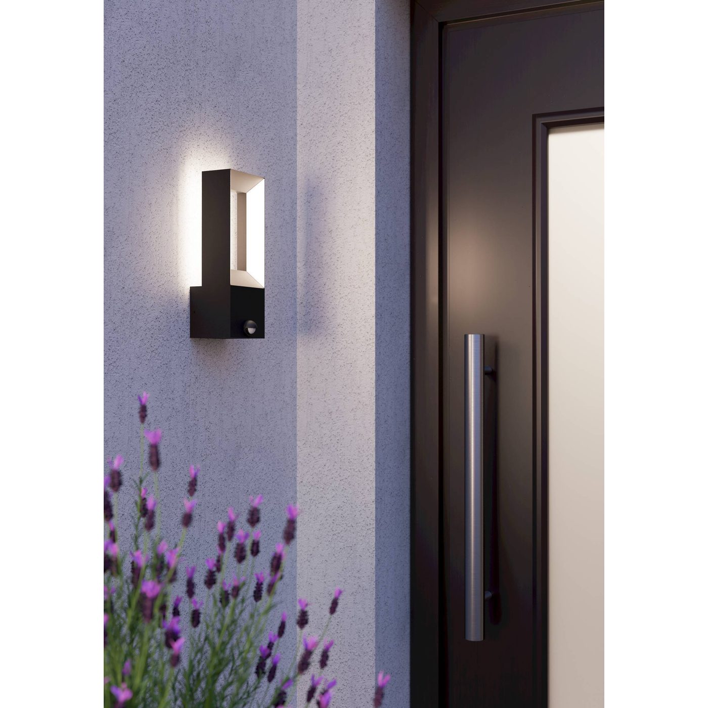 Vägglampa Utebelysning Eglo Riforano med Sensor