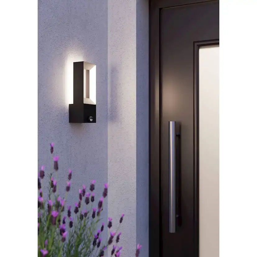 Vägglampa Utebelysning Eglo Riforano med Sensor