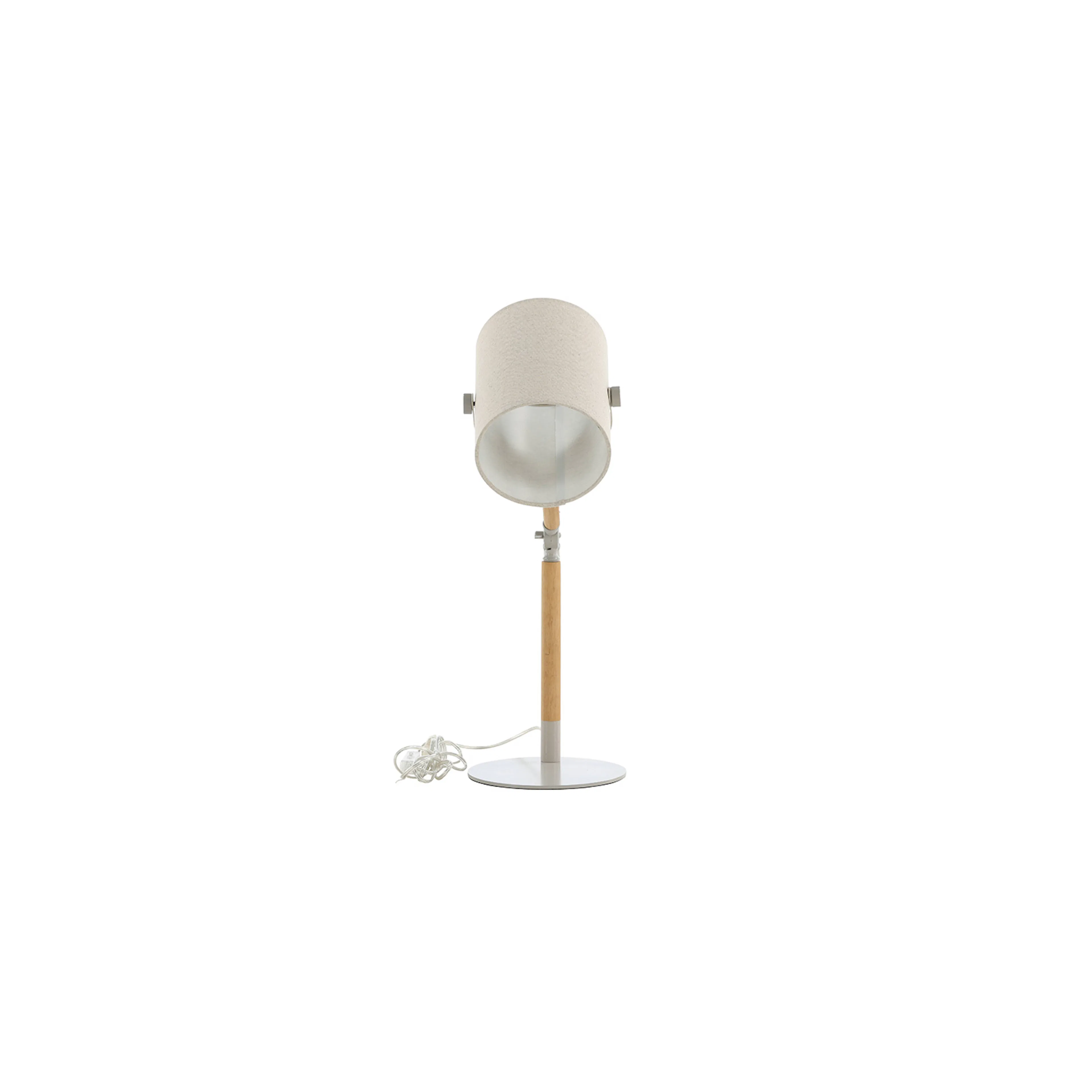 Dennis -Table Lamp - Beige / Wood/Beige Linen Beige