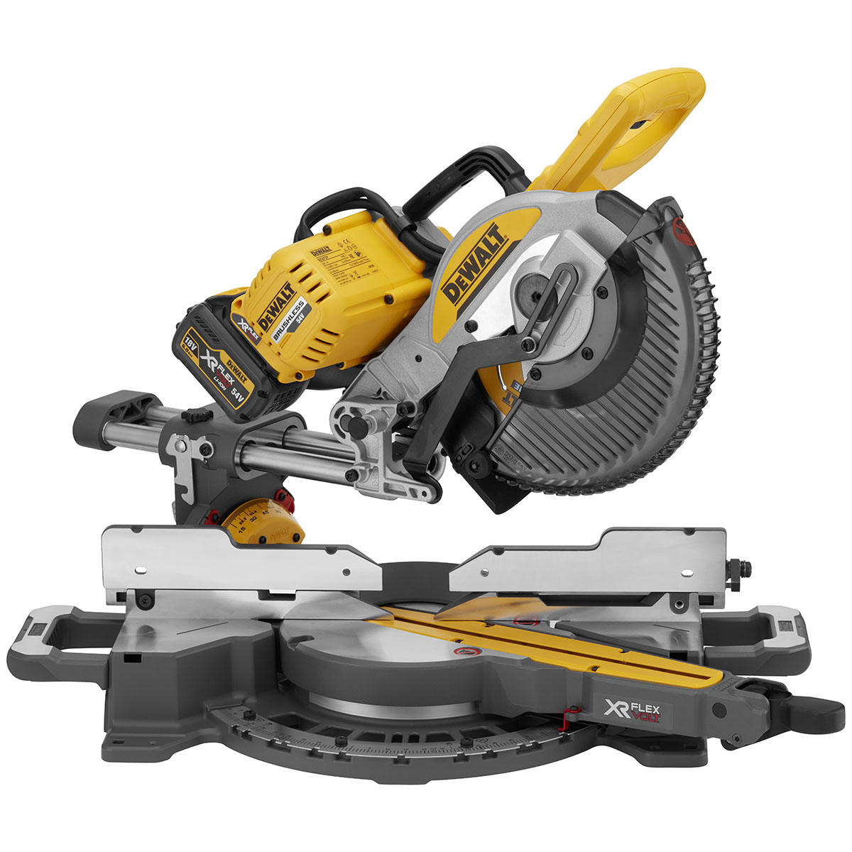 Kap- och Gersåg Dewalt DCS727T2-QW 54V med 2 st 6,0 Ah Batterier och Laddare