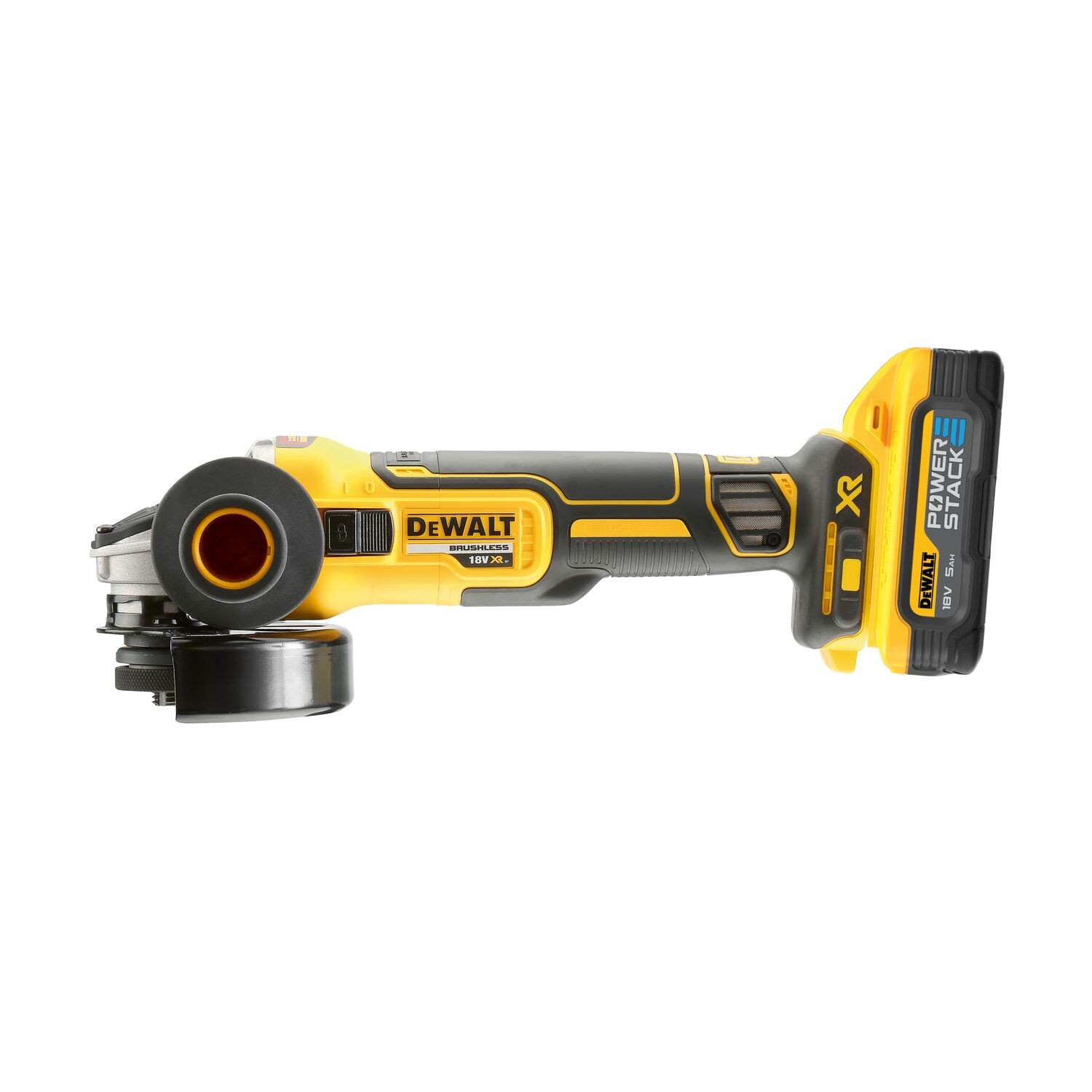 Vinkelslip DeWalt DCG405H2T-QW 18V 125mm XR 2x5 Ah Powerstack