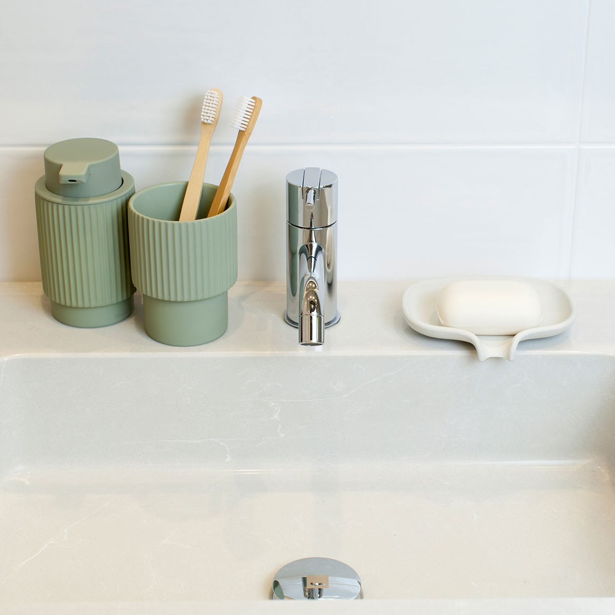 Tvålkopp Bosign Soap Saver Flow Betong